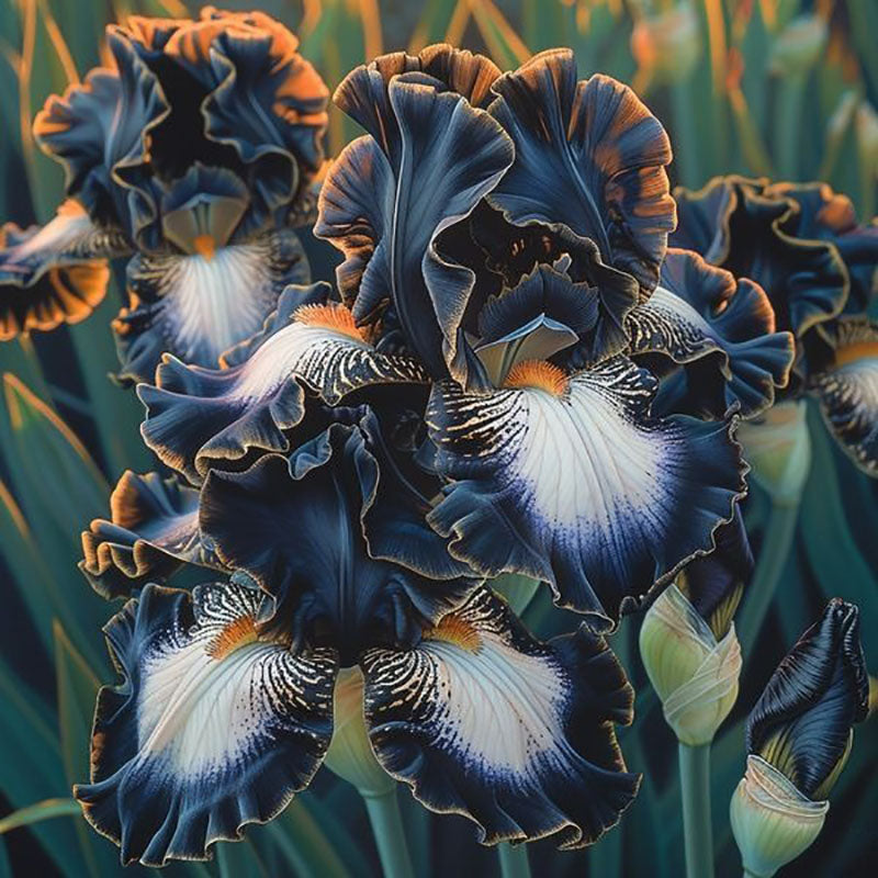 Midnight Ember-Rare Iris Seeds ⚜️